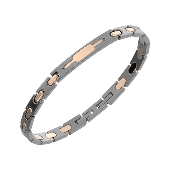 Bracciale John Richmond Uomo in Titanio 0.02 Ct JRCB01BR - JRCB01BR